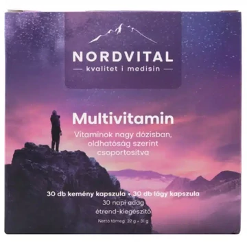 Nordvital Multivitamin 30+30db 