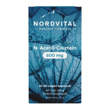 Nordvital N-Acetil L-Cisztein (NAC) kapszula 60db