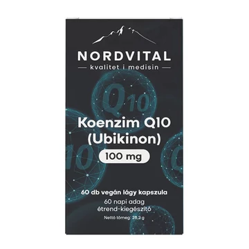 Nordvital Koenzim Q10 (Ubikinon) kapszula 60db