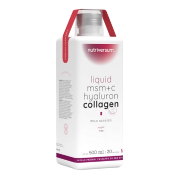 Nutriversum MSM+C Hyaluron Collagen Liquid erdei gyümölcs 500ml