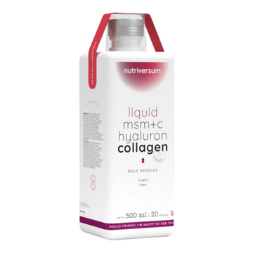 Nutriversum MSM+C Hyaluron Collagen Liquid erdei gyümölcs 500ml