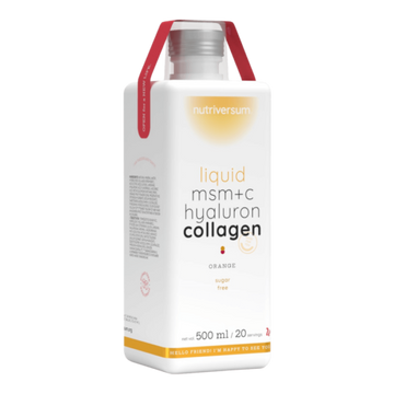 Nutriversum MSM+C Hyaluron Collagen Liquid narancs 500ml