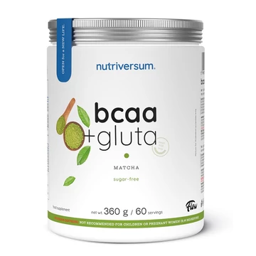 Nutriversum BCAA+GLUTA Sugar Free matcha 360g