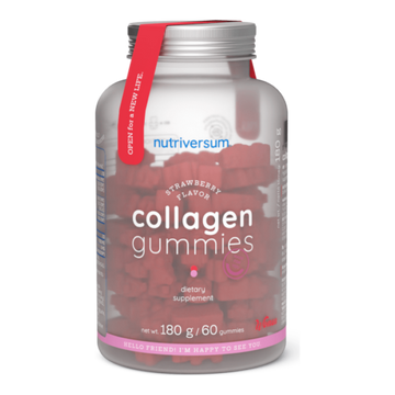 Nutriversum Collagen GUMMIES eper ízű gumimacik 60db