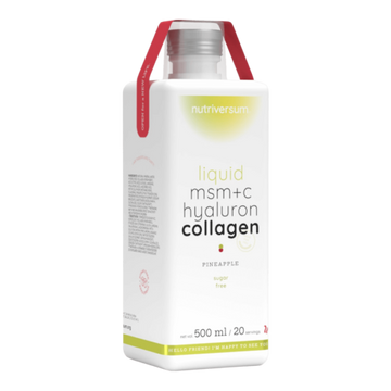 Nutriversum MSM+C Hyaluron Collagen Liquid ananász 500ml