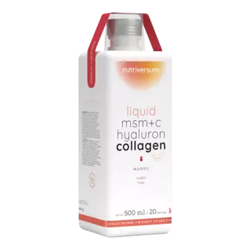 Nutriversum MSM+C Hyaluron Collagen Liquid mangó 500ml