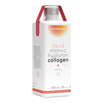 Nutriversum MSM+C Hyaluron Collagen Liquid mangó 500ml