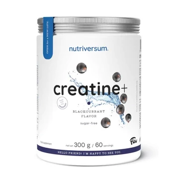 Nutriversum kreatin monohidrát por fekete ribizli 300g