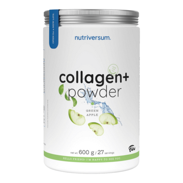 Nutriversum FLOW Collagen+Powder zöldalma kollagén italpor 600g