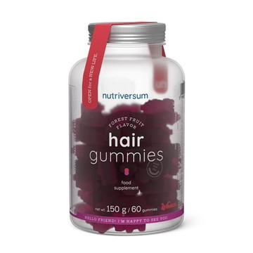 Nutriversum Hair Gummies gumivitamin 60db