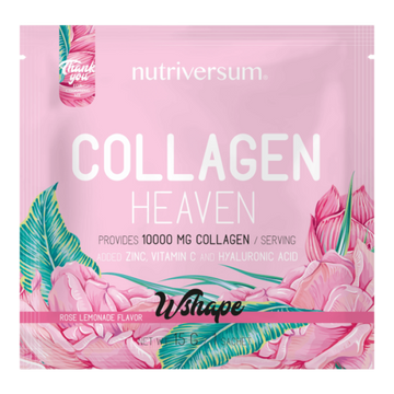 Nutriversum Wshape Collagen Heaven rózsa-limonádé 15 g (1 adag)