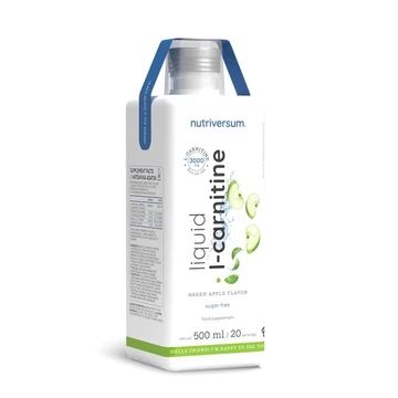 Nutriversum L-Karnitin 3000mg zöld alma 500 ml