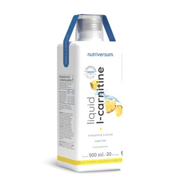 Nutriversum L-karnitin 3000mg ananász ízű ital 500ml