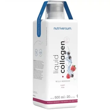 Nutriversum Collagen liquid sugar free erdei gyümölcs 500ml