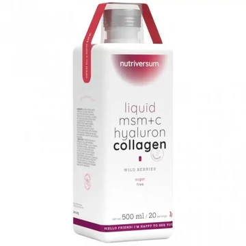Nutriversum MSM+C Hyaluron Collagen Liquid erdei gyümölcs 500ml