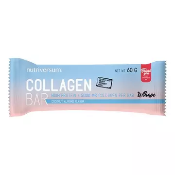 Nutriversum WSHAPE Collagen Bar kókusz-mandula 60g