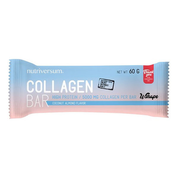 Nutriversum WSHAPE Collagen Bar kókusz-mandula 60g