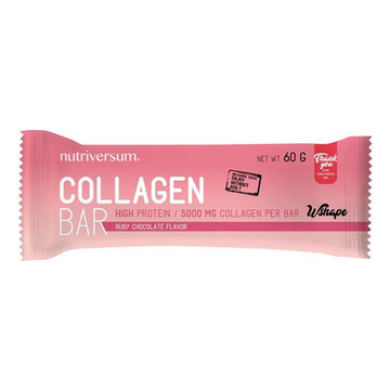 Nutriversum WSHAPE Collagen Bar ruby csoki 60g