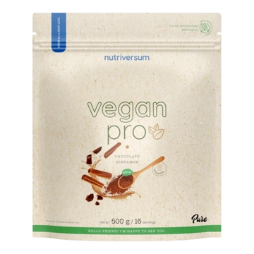 Nutriversum Vegan Protein csokoládé-fahéj steviával 500 g
