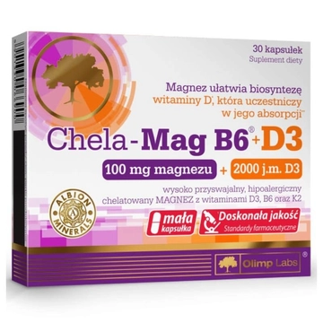 Olimp Labs Chela-Mag B6 + D3-vitamin kapszula 30db