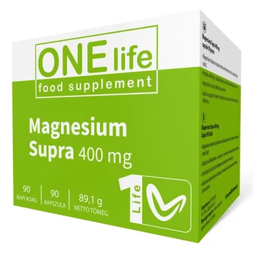 One Life Magnézium Supra 400mg kapszula 90db
