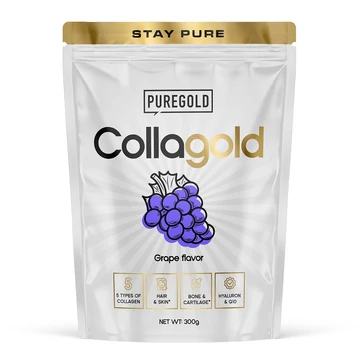 Pure Gold CollaGold Marha és Hal kollagén italpor szőlő 300g