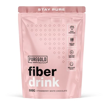 Pure Gold Fiber Drink Eper-Fehér Csokoládé íz 500g