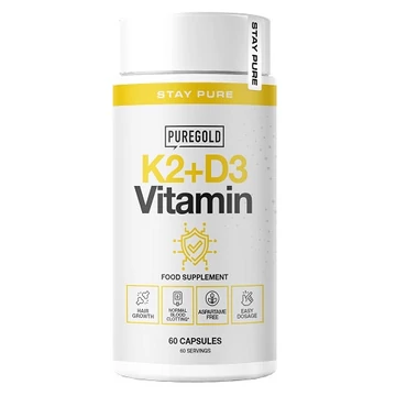 Pure Gold K2+D3 vitamin kapszula 60db