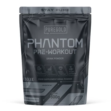Pure Gold Phantom Pre-Workout edzés előtti italpor Ananász 300g