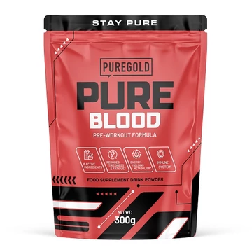 Pure Gold Pure Blood Pre-Workout energizáló Tutti Frutti 500g