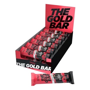 Pure Gold The Gold Bar Crispy tejcsoki-málna ízű protein szelet 18x45g