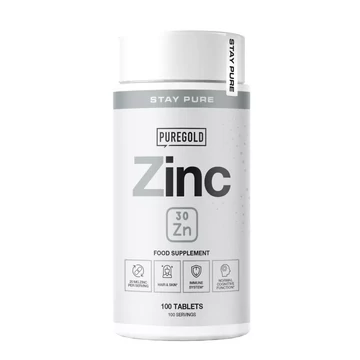 Pure Gold Cink 20mg tabletta 100db