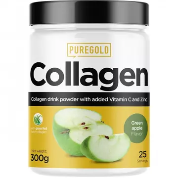 Pure Gold Collagen Marha kollagén italpor zöldalma 300g