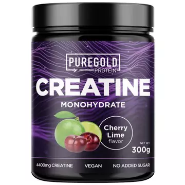 Pure Gold Creatine Monohydrate Cherry Lime ízű italpor 300g