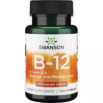 Swanson B12-vitamin kapszula 100db