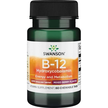 Swanson B12-vitamin rágótabletta 60db