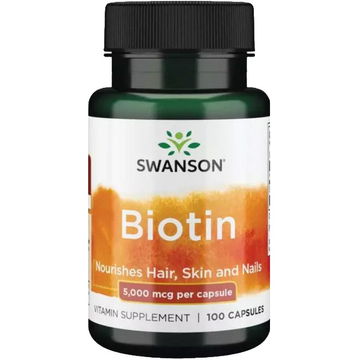 Swanson Biotin (B7-vitamin) kapszula 100db