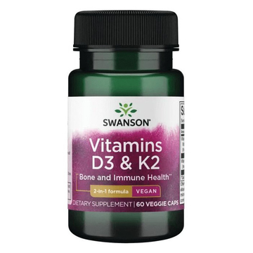 Swanson D3+K2-vitamin kapszula 60db