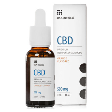 USA Medical CBD olaj 500mg 30ml