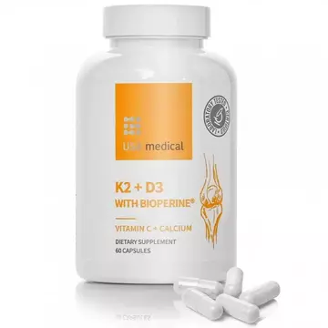 USA Medical K2+D3 C-vitaminnal kapszula 60db