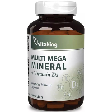 Vitaking Multi Mega Mineral tabletta 90db