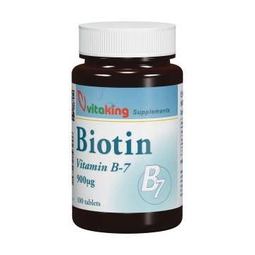 Vitaking Biotin B7 vitamin tabletta 100db