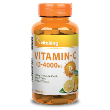Vitaking C+D C-1000 + D-4000 tabletta 90db