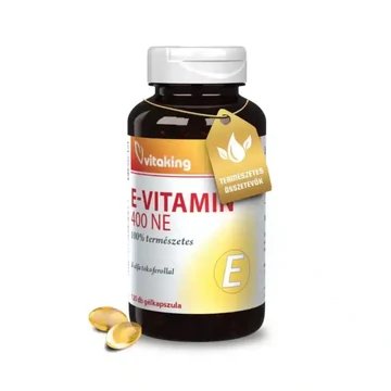 Vitaking E-vitamin 400NE vitamin gélkapszula 120db
