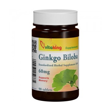Vitaking Ginkgo Biloba 60Mg tabletta 90db