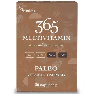 Vitaking 365 Multivitamin Paleo vitamin csomag 30db