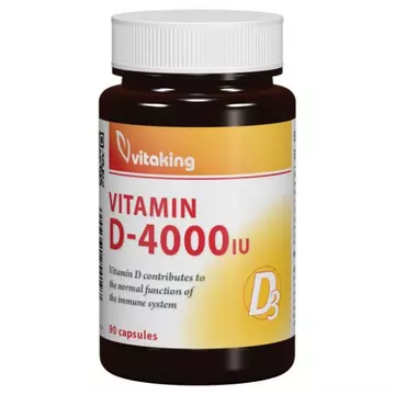 Vitaking D-4000 IU vitamin kapszula 90 db