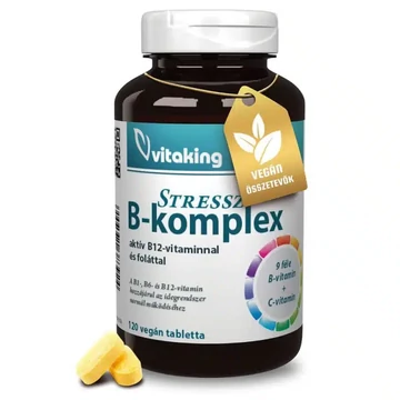 Vitaking Stress B-Komplex vitamin tabletta 120db