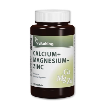 Vitaking Calcium+Magnesium+Zink tabletta 100 db