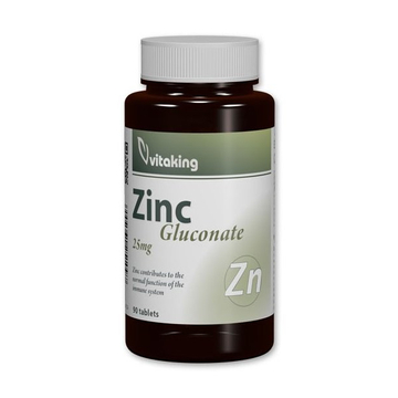 Vitaking Cink Gluconate 25 mg tabletta 90 db